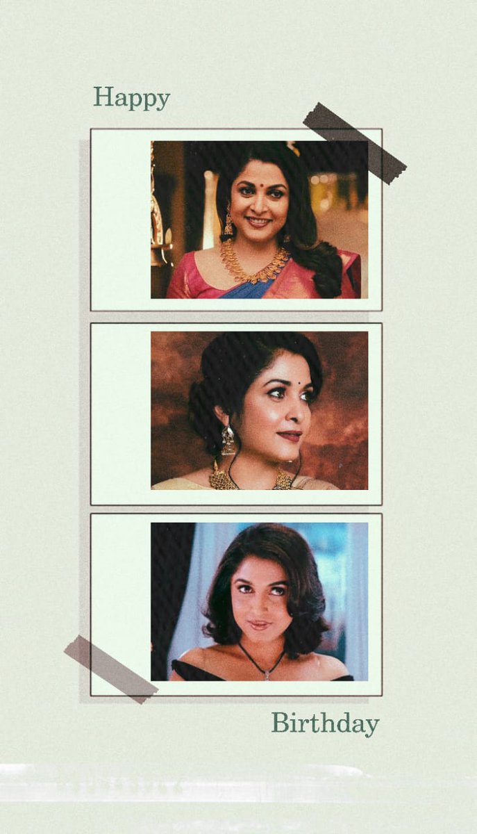 ElianeSimone3's tweet photo. I just wanted to thank you for being that enlightened and charismatic person, who always tries hard and does his best in everything he does. I hope you keep making your dreams come true you are very special happy birthday ❤🎂🎉🥳 @meramyakrishnan #HappyBirthdayRamyaKrishnan https://t.co/Q0yTpFrUkt