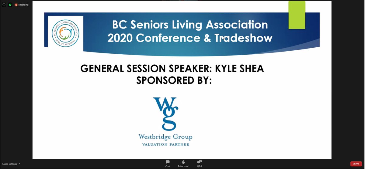BCSeniorsLiving's tweet image. Our 3rd #conferencesession for the day is live! Join Kyle Shea as he talks about - “Stronger Than Before: Turning Crisis into Connection”! Attendees can join his session from the Auditorium 😃🧑‍💻