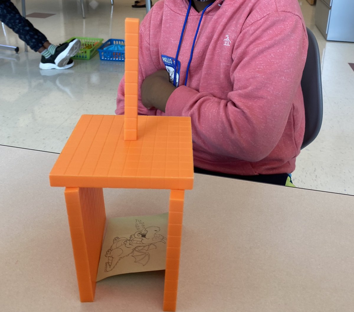 KennedyHubbard5's tweet photo. It’s been 6 months since we’ve used base-ten blocks so a little guided discovery with some place value mixed in to welcome students back to 4th grade #sixfeetapart #ell #coteaching #firstsixweeks https://t.co/drdbwQ2lyZ