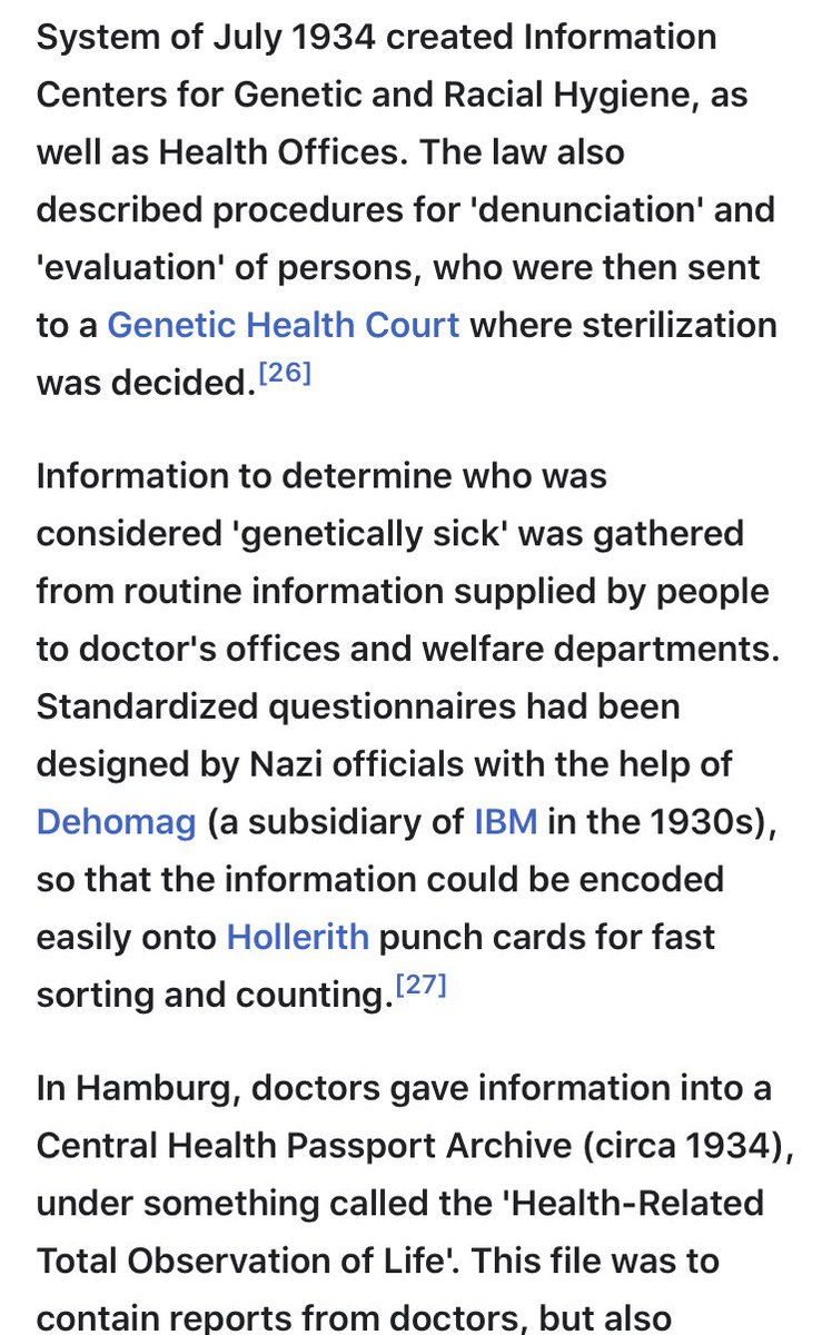 They also targeted the physically disabled, deaf, blind, & homosexual. They had panels you had to appear in front of where they would deem that you were to be sterilized or eliminated. They even have camps they kept them in like the one’s here 3/