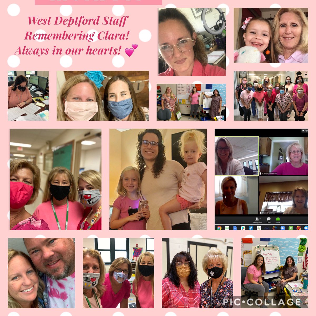 JaniceCirone's tweet photo. Remembering Clara Ellen Zlatkin today on her angel anniversary. Sending love to her family 💕#wearpinkforclara @wdeptford @zlatkink @LoveClara_Org https://t.co/XIBiEQgkcB