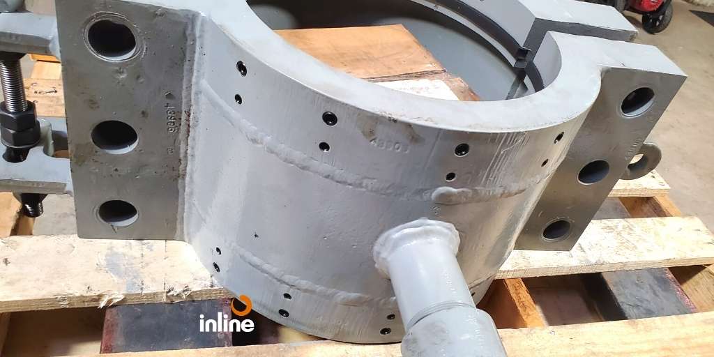 ilspigs's tweet photo. Inline's team did a GREAT job on this 12" Bolt-On Repair Clamp.  All our Clamps , Sleeves &amp; #HotTap Fittings are made in the U.S.A. conforming to the USDOT "Buy American" regulations. 🗽 https://t.co/Jz59Ij2BUq

#inlineservices
#pipelines
#pipelinerepair
#madeintheUSA
#oilandgas https://t.co/JnhVyieQUF