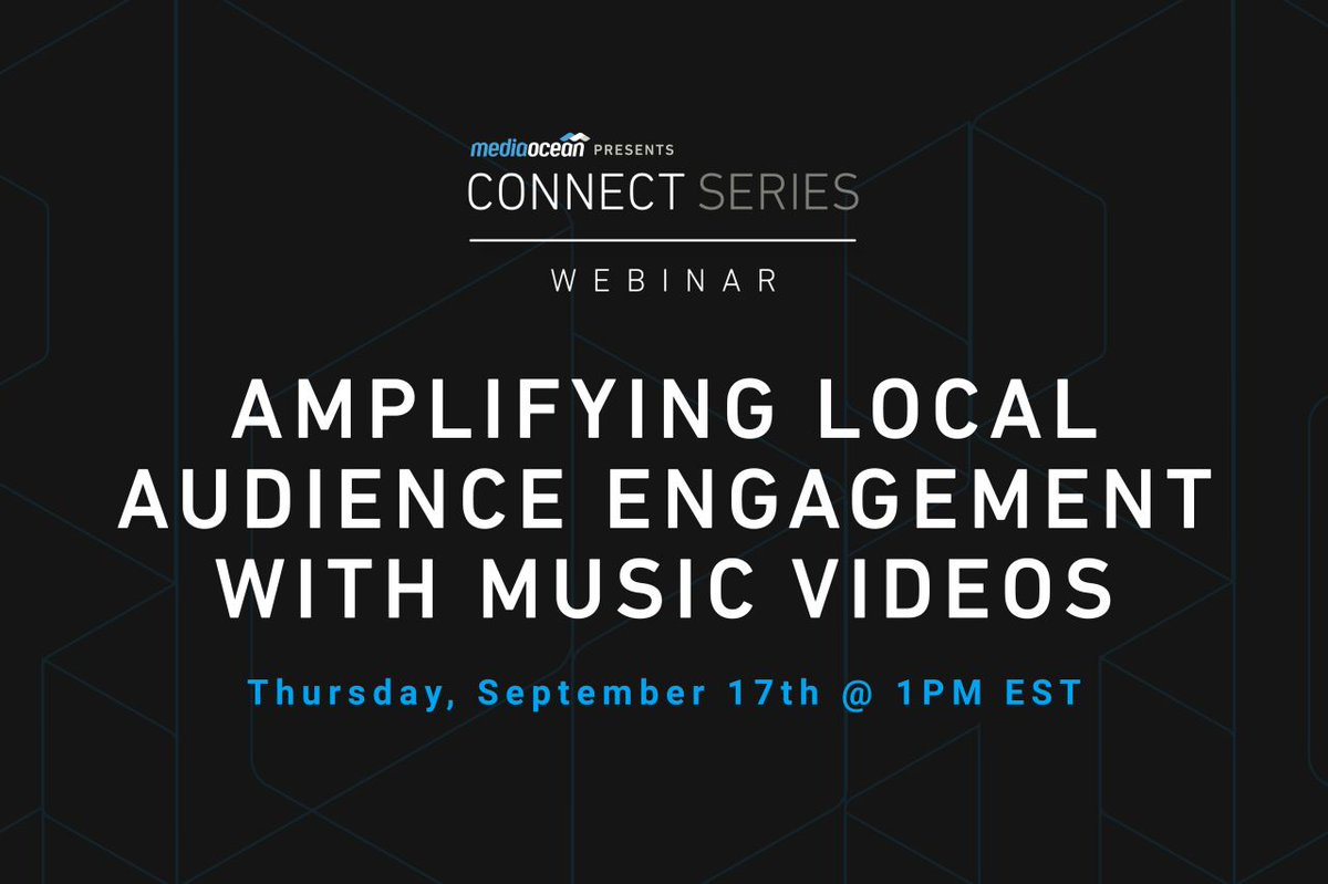 MBuyAdvantage's tweet photo. Join MBuy's parent company, Mediaocean, along with Vevo and Spark Foundry this Thursday for a webinar discussion on the future of reaching local audiences through music videos. https://t.co/bH0pnW7TYa https://t.co/RatXjmgEPc
