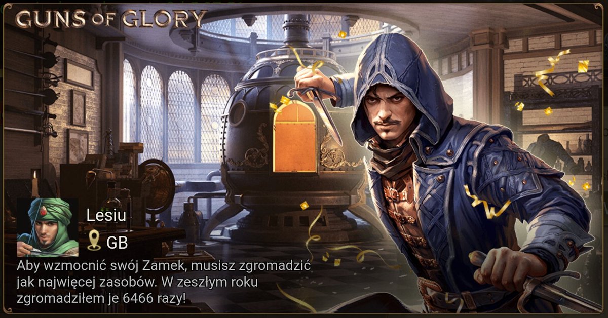 porutapl's tweet photo. [Popularne!] Świętuj 3. rocznicę powstania gry Guns of Glory! https://t.co/m0EGRCcoZW https://t.co/HfS6Vqcogj