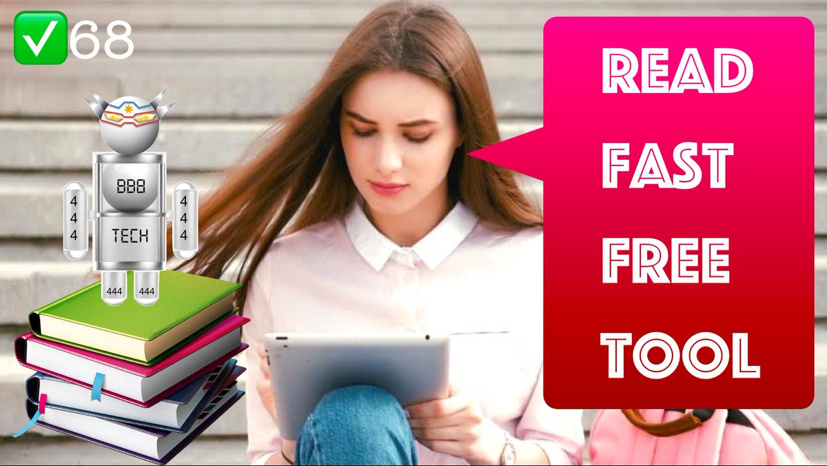 Bb8Tech's tweet image. Read fast free tool - BB8Tech - 68
#Readfast #freetool #speedread 
youtu.be/buZFOMERfHE