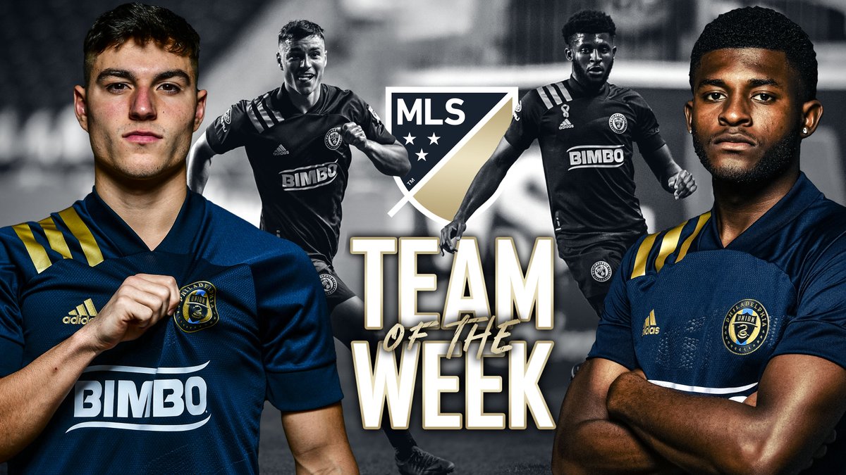 PhilaUnion's tweet photo. ⚡️ Homegrown Duo ➡️ @MLS Team of the Week 🔥 

Shout to @AntFontana99 &amp; @markmckenzie4_ on nabbing some league recognition for their play last week👏

🗒️👉 https://t.co/wMb82R7pzS

#DOOP https://t.co/3MwWG3QnW3