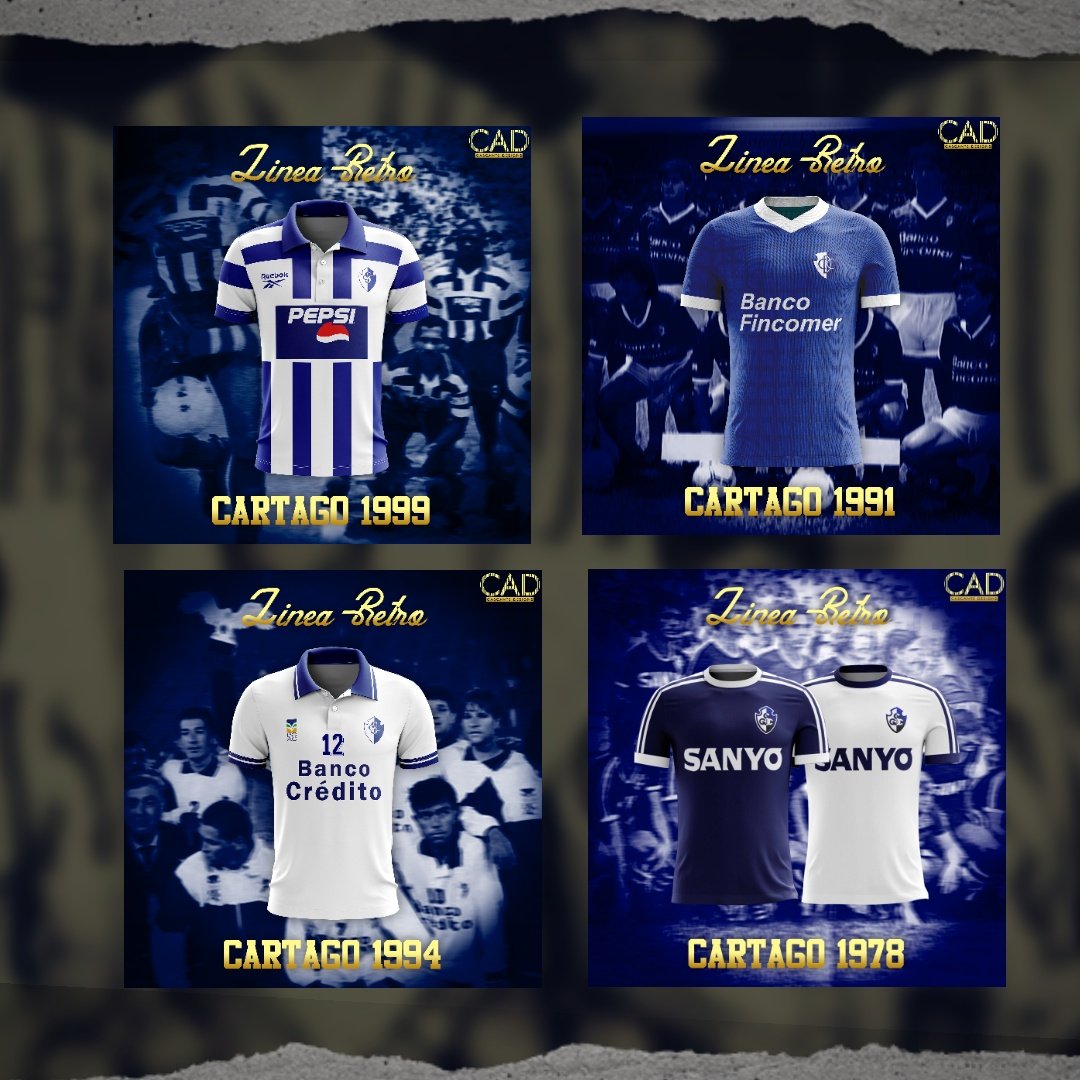 CascanteDesign's tweet photo. Las camisetas retro de los líderes del Grupo A 🔴⚫ y B🔵⚪
Las del campeón nacional 💜🏆
Y las del Team Florense 💛🐯
Están con nosotros y con una promo que no te puedes perder: 2 x ¢25.000 en toda la #LineaRetro con personalización GRATIS✅
DM para más información https://t.co/gHv6s5pIjm