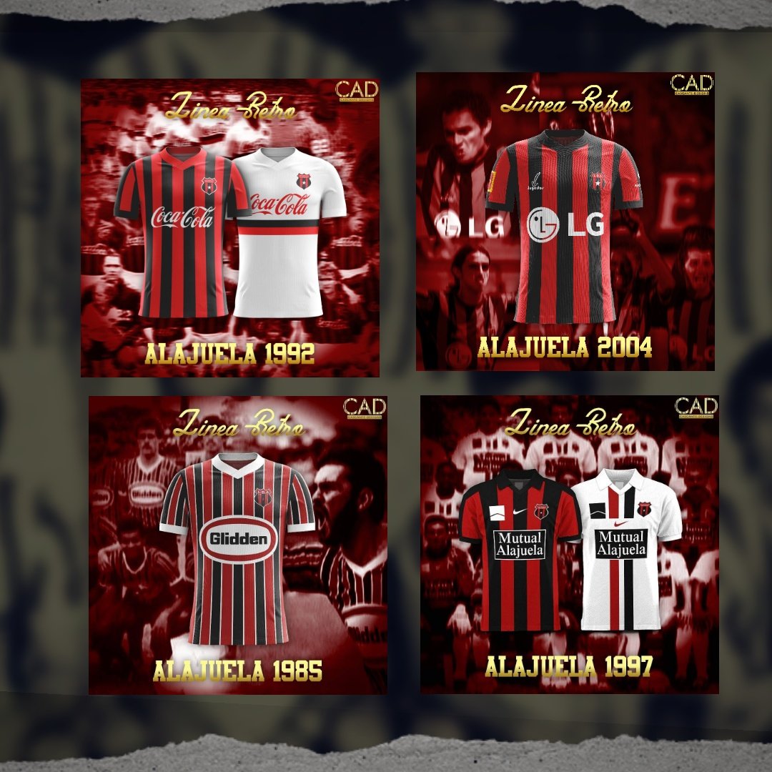 CascanteDesign's tweet photo. Las camisetas retro de los líderes del Grupo A 🔴⚫ y B🔵⚪
Las del campeón nacional 💜🏆
Y las del Team Florense 💛🐯
Están con nosotros y con una promo que no te puedes perder: 2 x ¢25.000 en toda la #LineaRetro con personalización GRATIS✅
DM para más información https://t.co/gHv6s5pIjm