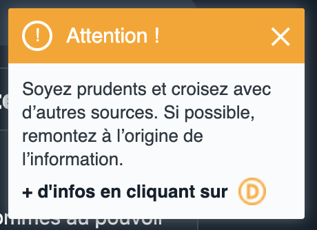 korido's tweet photo. @Etienne_Chouard Le #Decodex des @decodeurs (via un plugin Chrome) me suggère de me méfier de vos tweets, @Etienne_Chouard. Mais rassurez-vous, j'apprécie et respecte beaucoup de vos opinions... https://t.co/K5QRDKp1Yp