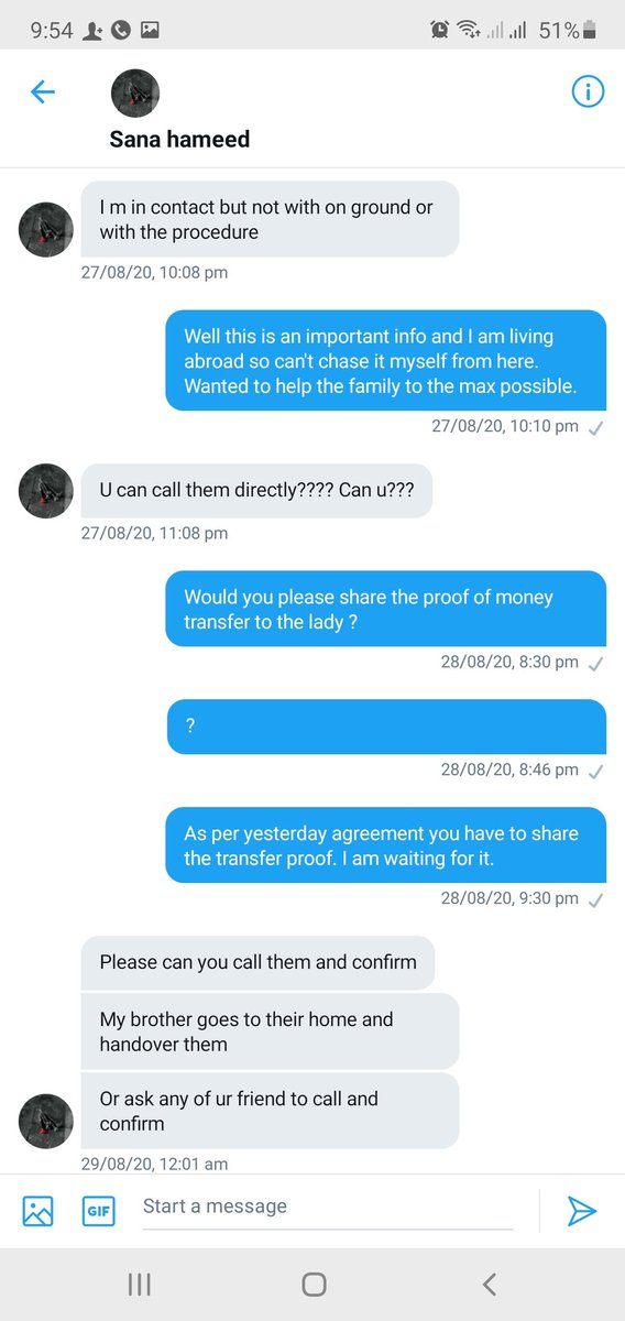 In this regard I contacted  @waqas_amjaad and was informed that he went through almost same ordeal from  @sana_hameed19 attached SSs of conversation as proof.  @cybercrimefia please take action against this organised gang. Contact numbers available in SSs @wrrakshaiiiiiii  @Marghaee