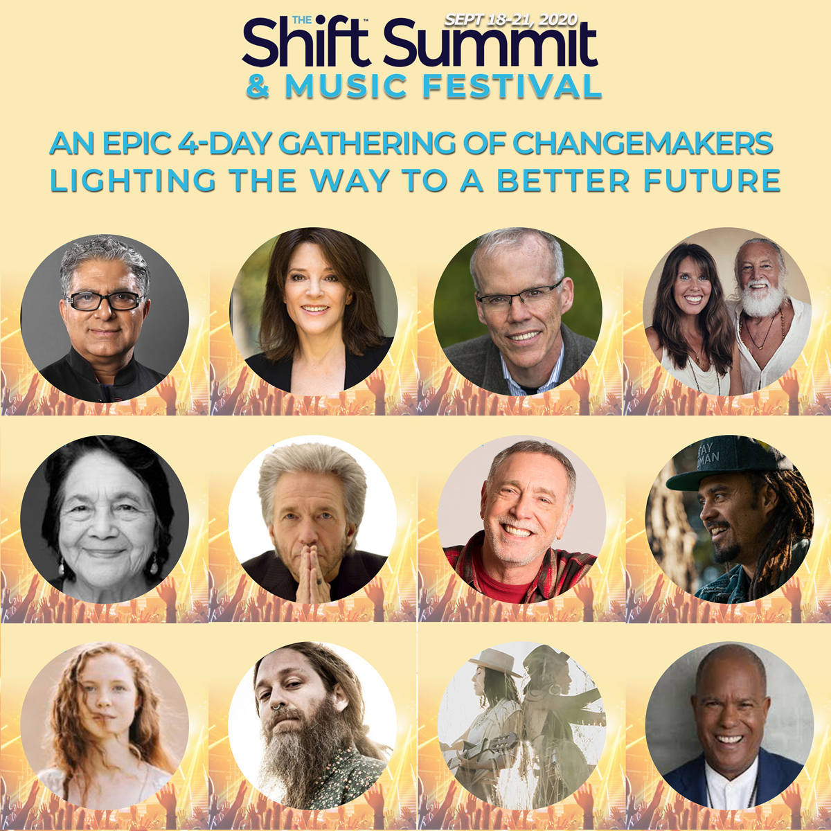 MetaCoachingAZ's tweet photo. Reserve Your Spot now! A fantastic opportunity 2 see some of the great metaphycisians! The Shift Summit &amp; Music Festival September 18-21, 2020  Epic 4-day Gathering of Changemakers Lighting the Way to a Better Future! https://t.co/LIGq7E7z9I #music #shiftnetwork #spiriutalclasses https://t.co/WDfPZiSOLs