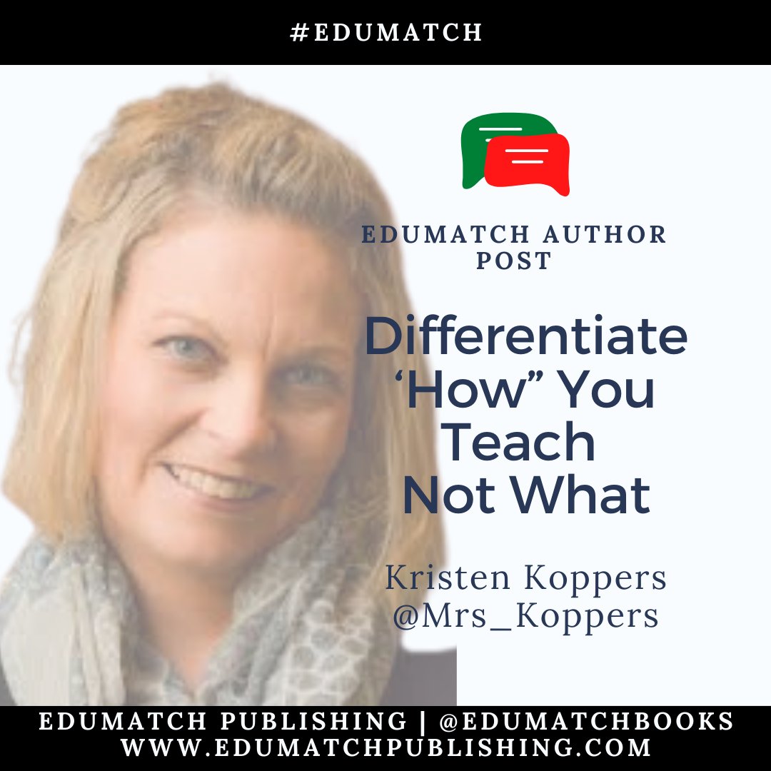 EdumatchBooks's tweet photo. Blog post by our @EdumatchBooks author, @Mrs_Koppers!
Differentiate How You Teach, Not What https://t.co/Lj1nf22J0g
#edumatch #DITeaching #ThePerfectPuppyEdu https://t.co/Cdravjiq61
