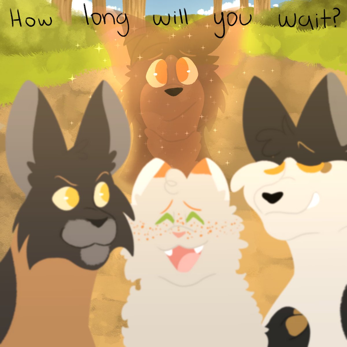 fishbaitslime's tweet photo. old friend #wc #warriorcats #squirrelflight #spiderleg #whitewing #sorreltail #shrewpaw https://t.co/04w6LoRoPs
