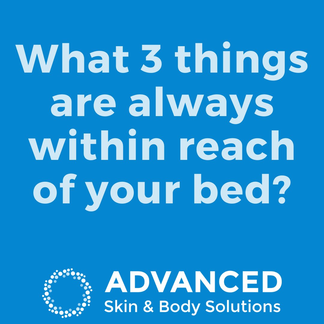 BellevueSpa's tweet photo. What 3 things are always within reach of your bed? https://t.co/cMmAH8USWx