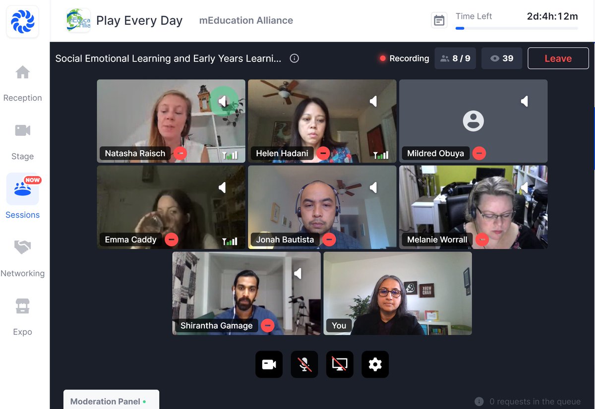SippiSharma's tweet photo. The first day of @mEducation_A #PlayEveryDay was quite a success. Thanks to @HelenSHadani for moderating our panel despite online connectivity issues. Looking forward to 2 more days of some great presentations.
#mEdSymposia2020 @LEGOfoundation @GlobalEdTechHub #m4ED https://t.co/S018LUzdgq