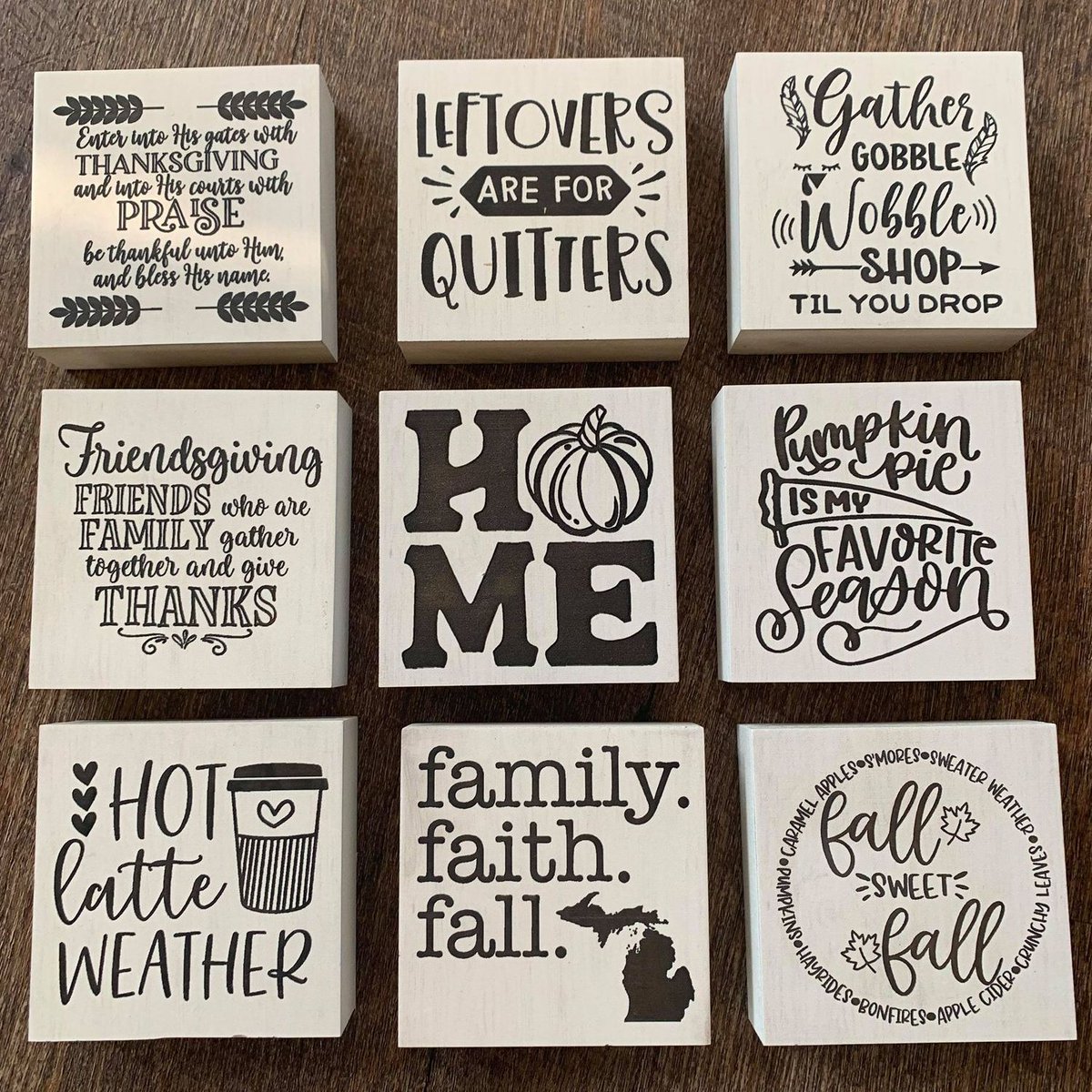kennebug's tweet photo. #kennebug has some great #fallsigns this year. #madeinmichigan #michiganmade #fallyall #pumpkins #thanksgiving #leftoversareforquitters #gobblewobble #friendsgiving #pumpkinpieseason #hotlatteweather #familyfaithfun #fallsweetfall https://t.co/Pq8zdfsyqn