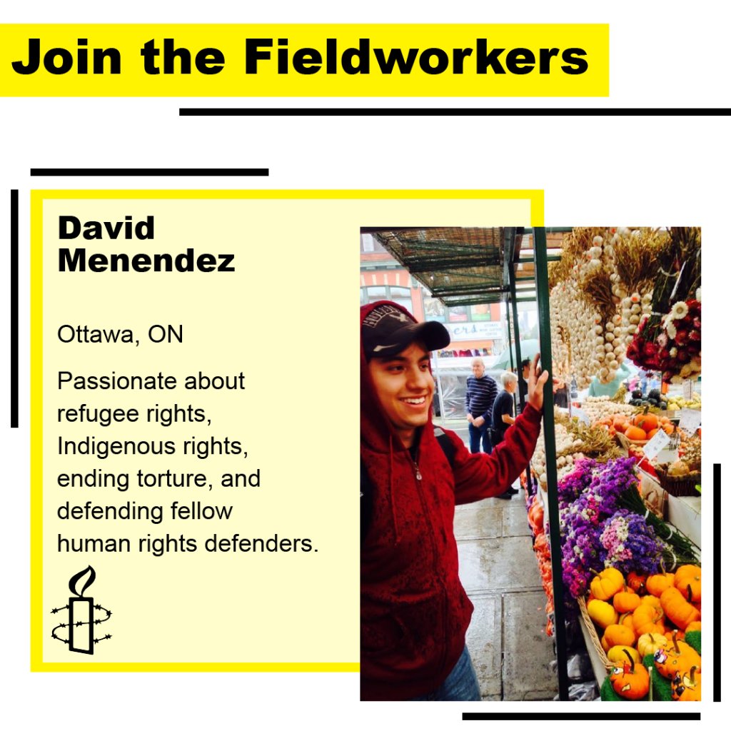 AmnestyNow's tweet photo. Our team offers mentorship, training, and skill development. If you have 6 months of previous experience with Amnesty and are looking for your next step in your activism journey, join our team! Applications are open! #Amnesty #AmnestyCanada #Activism #AIFieldworkers https://t.co/iQwJzT4cq4