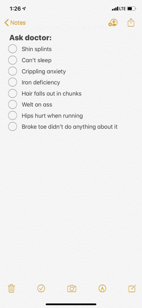 I prepared this list for my doctors appointment last week but when I met my doctor he seemed really nice and I didn’t want him to worry about me so I didn’t say anything so if anyone can help me out with these conditions I’d appreciate it
