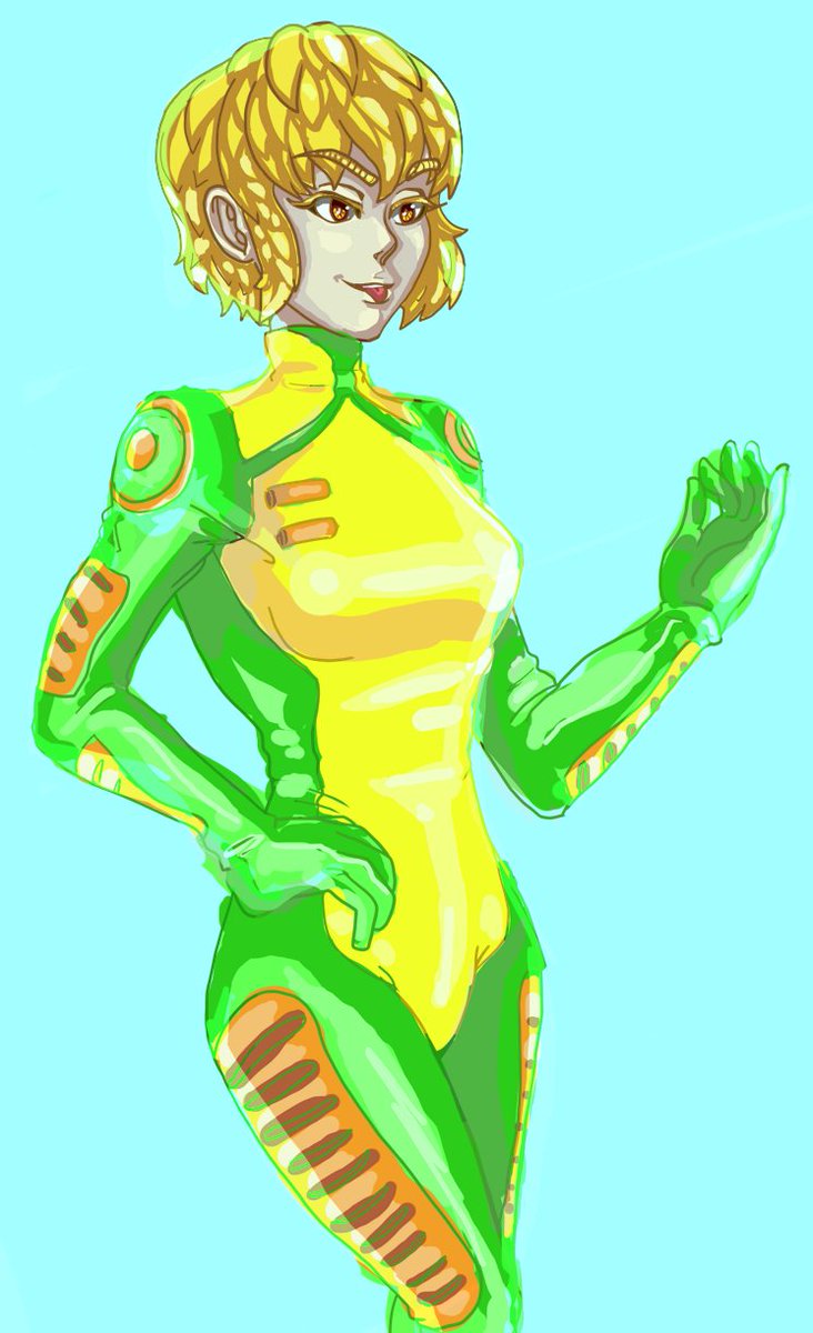 Arachnoplex's tweet photo. #oc #pepper #scifi #fantasy #bodysuit #practice #art #krita https://t.co/yMk8RJhsIT