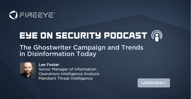 mrf0509's tweet photo. Hear about the latest trends in disinformation, learn about the Ghostwriter influence operation campaign, and find out what @Mandiant experts think will happen with disinformation surrounding the U.S. election. https://t.co/dEX9Tw89GK https://t.co/CCBraonnYq