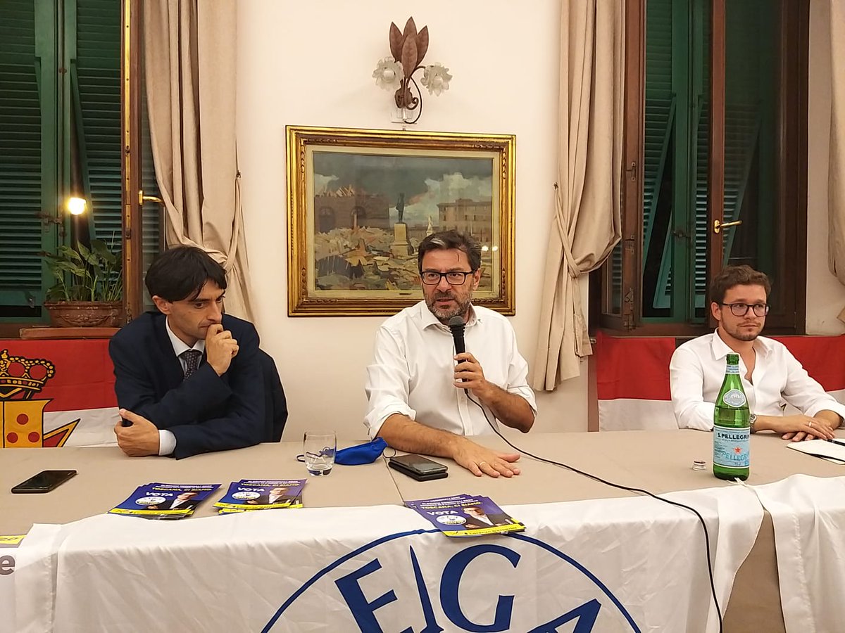 ManfrediPotenti's tweet photo. #Buonasera amici.
#Oggi abbiamo il #piacere di #ospitare in #provincia di #Livorno il #collega e #Vicesegretario #Federale On. #GiancarloGiorgetti, per un #convegno ed una #cena #insieme a @loregasperini, nostro #candidato alle #elezioni #regionali. https://t.co/xW2dKPHs7n