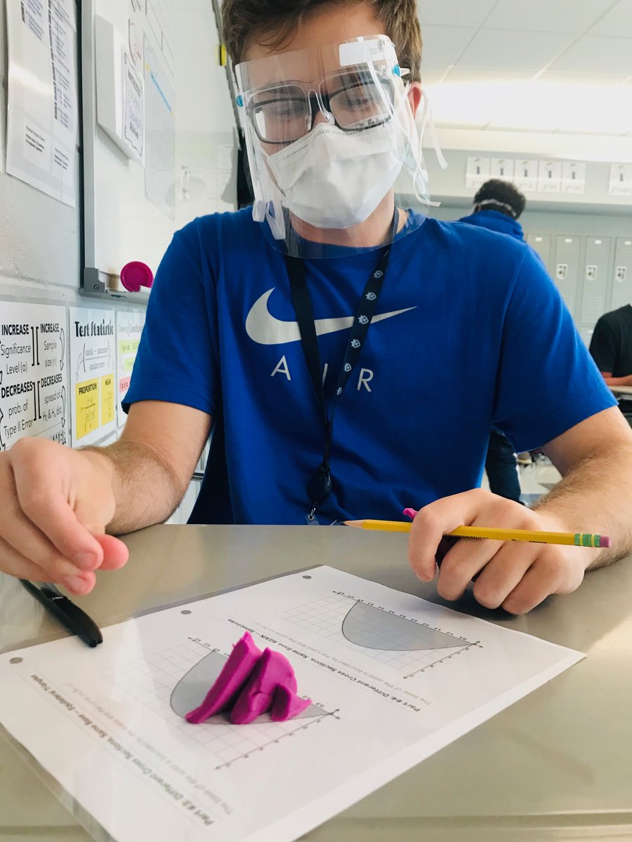 DEVONPREP's tweet image. Miss. Todd's AP Calc BC class built 3D models of volumes by cross-sections with playdoh today. Who knew Calculus could be so fun?! #apcalcbc #devonprep