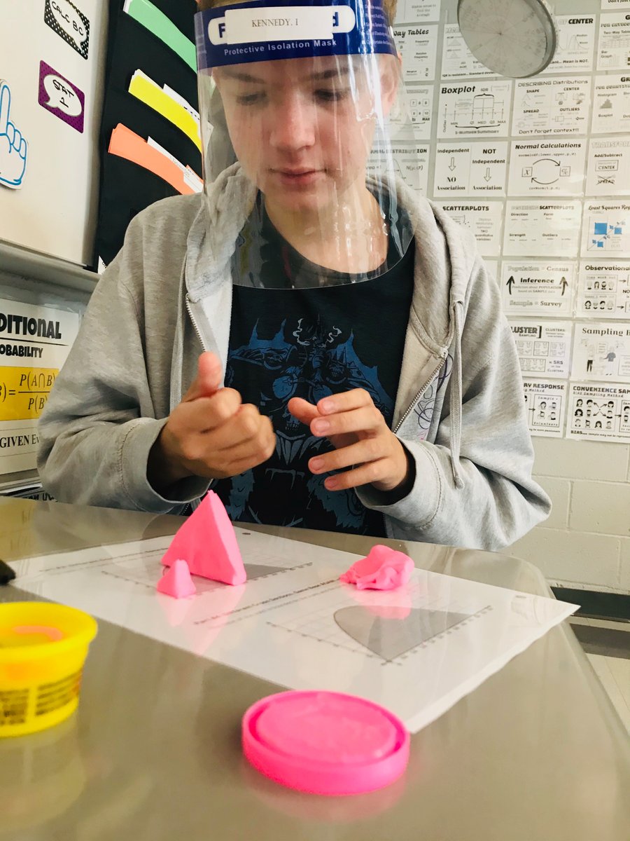 DEVONPREP's tweet image. Miss. Todd's AP Calc BC class built 3D models of volumes by cross-sections with playdoh today. Who knew Calculus could be so fun?! #apcalcbc #devonprep