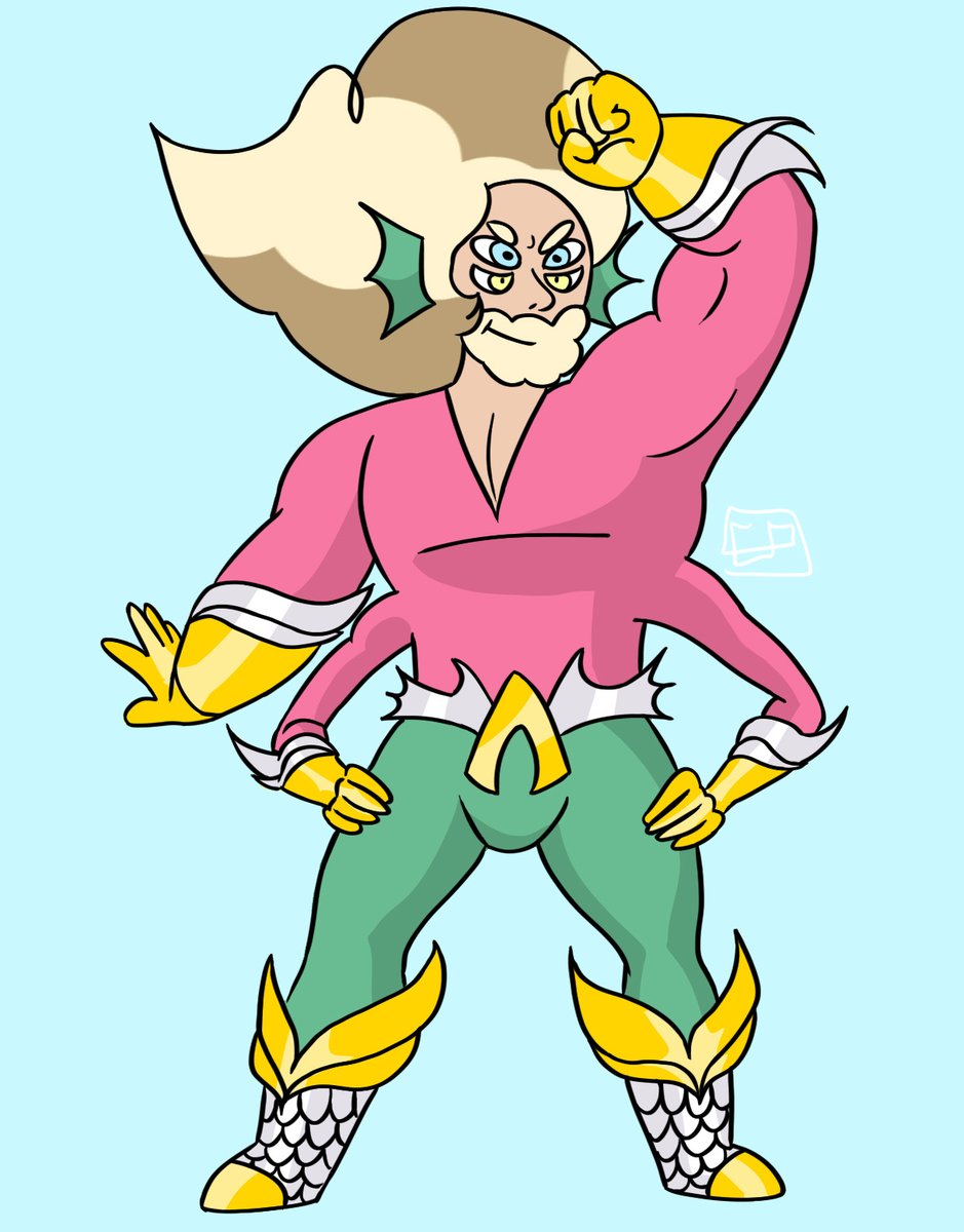 Mauzyguy's tweet photo. This is old AF but I still fuckin love #Aquaman. Orm and Arthur in #StevenUniverse style and a bonus fusion! :3 Orm is literally Pearl 😂 #KingOrm #PrinceOrm #Orm #OrmMarius #ArthurCurry #DCU #SU #SUFusion #dccomics https://t.co/Oe9kxpQl12