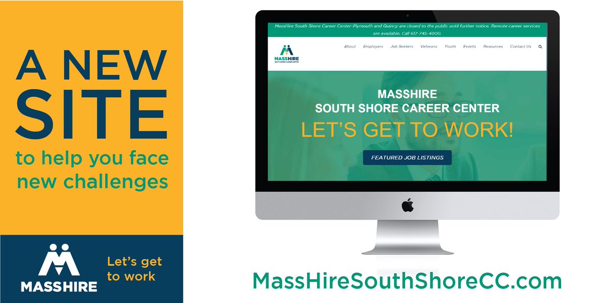 MassHireSS's tweet photo. Visit our newly-redesigned website and explore a wide range of features to help you get back to work, explore a new career, or hire the right employees for your business.
https://t.co/VXaGFvG6AN

#southshorema #jobsearch #careercounseling #hiring https://t.co/rsRPRWxHmi
