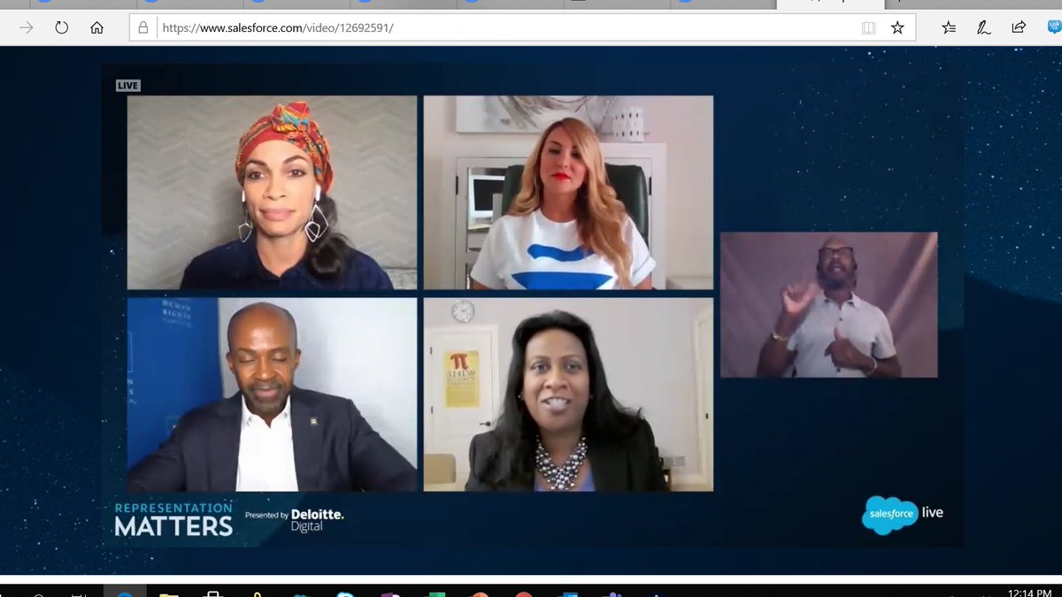 tpc3d's tweet photo. @rosariodawson Perla Tamez, Kavitha Prabhakar of @Deloitte @AlphonsoDavid talking about the importance of the @uscensusbureau #census2020 and making sure your communities are counted and get the resources that are needed and deserved. #RepresentationMatters https://t.co/XaoPdUTzsO