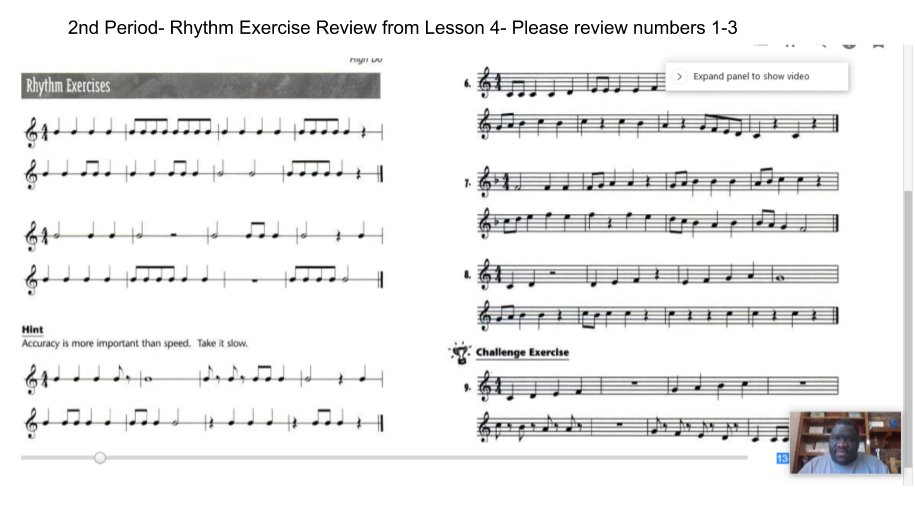 MHCHSChorus's tweet photo. Students are working hard to build sight-reading skills through both rhythm and pitch exercises. Students are also beginning to utilize online compositional resources to notate our major and natural minor scales (Honors). #VocalMusicVirtualLearning #MasseyHillStrong https://t.co/b5kZZppaBb