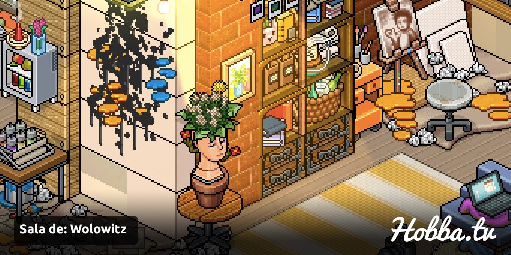 ¡Room of the Day! ⭐️Continuamos con la dinámica de mostrar las mejores construcciones del hotel dándoles a conocer una  muy muy linda.. 

¡La sala que hemos elegido para iniciar ha sido la del usuario Wolowitz! 🧡

hobba.tv