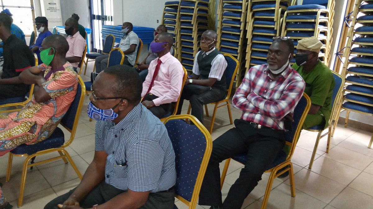 AkeemGbada's tweet photo. 14/09/2020: Myself and other participants at the Rotary 9110 Prostate Cancer Seminar and Screening at the Rotary Centre, Ikeja, Lagos.
#rotaryopenopportunities #hrmaag #d9110 #prostatecancer #cancer #rotamary https://t.co/MxC5n9PxnI
