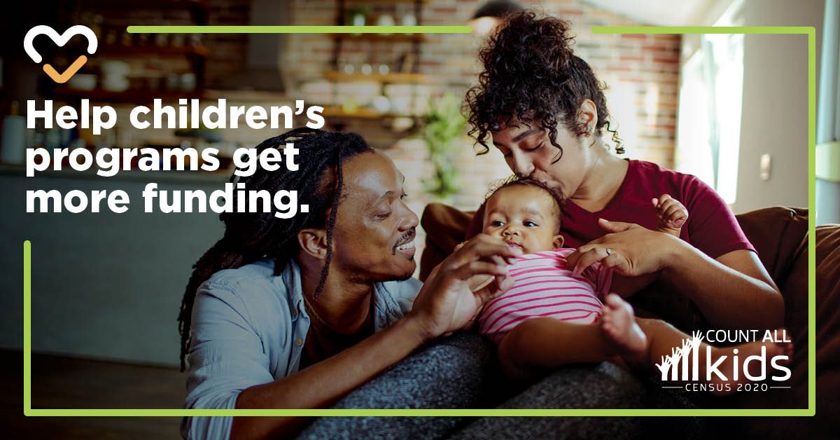 When you count your baby in the #2020Census, programs that support families—like health care, child care, WIC, and home visiting—get more of the funding they need. Respond now at my2020Census.gov. #CountAllKids #2020Census