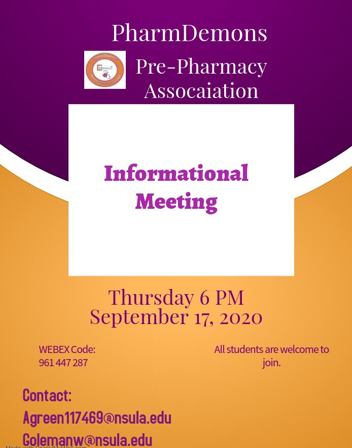 meeting this Thursday via Webex! #nsula24 #nsula23 #nsula22 #nsula21