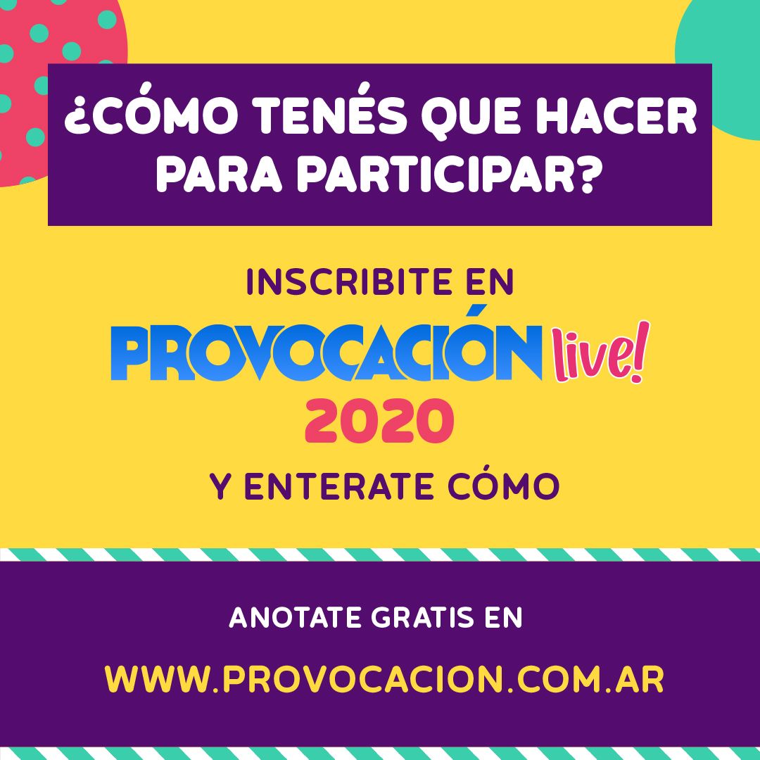 eProvocacion's tweet photo. ¡#Sorteo! 💣 Se viene #ProvocacionLive y ya queremos repartir premios 😍 Para participar tenés que inscribirte para el evento que será el 24 de septiembre y te va a llegar un email explicando cómo hacer 😉

Ingresá a https://t.co/o0ql8jfrjS y llená el formulario. 📲 ¡Éxitos! https://t.co/7m4K3aXbe8