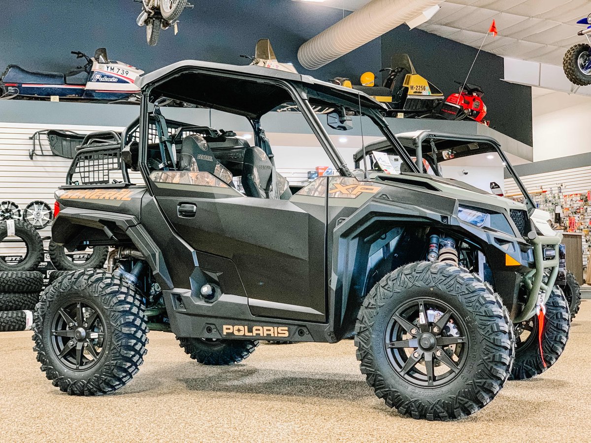 YourWayToFun's tweet photo. Have you seen this rig yet?! If not you better stop by soon before it’s gone.
⭐️LIMITED EDITION⭐️
2021 Polaris General XP 1000 Hunters Edition #Polaris #general #hunter #le #Kolpin #Rockford https://t.co/PpMoYlPsAH