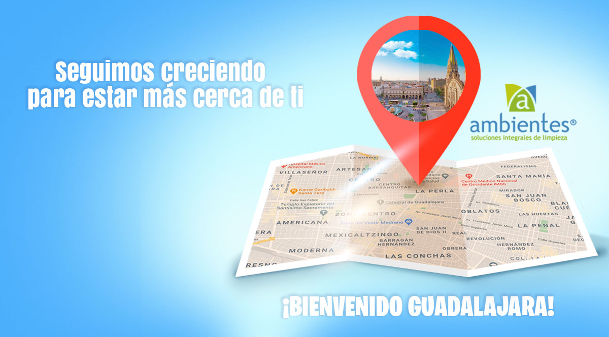 Ambientessil's tweet photo. Seguimos creciendo para estar más cerca de ti, ¡BIENVENIDO GUADALAJARA!
Ahora somos 6 sucursales que te brindan soluciones Integrales de Limpieza. https://t.co/558FmkjcPv