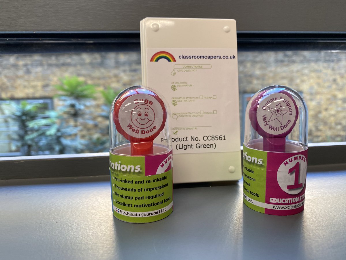 MaidaValeClas's tweet photo. ππ»EUGE! Our Latin stamps have arrived! π€©ππ₯³ Coming to an exercise book near you soon, @MaidaValeSchool students! Remember, stamps = Merits! #stationeryobsession #latin #teacherlife #stamphappy #achievement #rewards #feedback https://t.co/UZ2f3cF5QJ