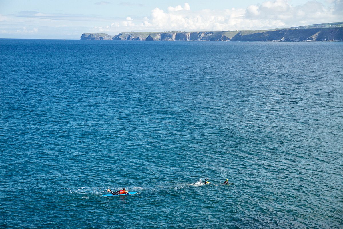 We're still running Cornish Swim Tours guided swim sessions in this stunning setting when conditions allow.  

After summer the water's the warmest it'll be all year, so don't be put off by the word "autumn"!

#openwaterswim #swimming #cornwall