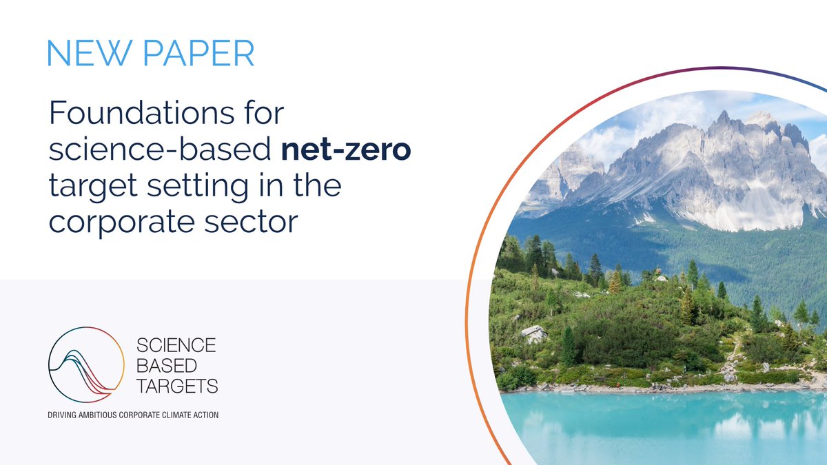 sciencetargets's tweet photo. JUST PUBLISHED:

Many companies are committing to #NetZero emissions by 2050, but are these in line with limiting warming to 1.5°C? 

Our NEW paper launches the process of establishing a global standard for net-zero #ScienceBasedTargets: https://t.co/tQneoBRKe8 https://t.co/uPf5VMo9mW