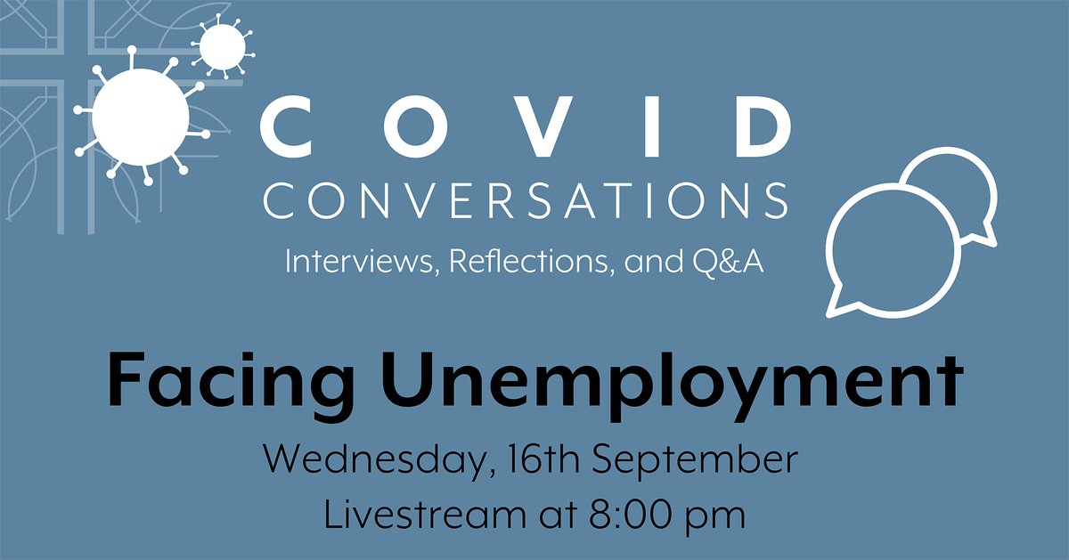 BeckenhamGrace's tweet photo. COVID-Conversations are honest, hope-filled discussions about the pressures we face in the new normal and the difference Christianity makes. Join us as locals share how their faith has made a difference as they’ve lost their jobs. Wed 16th September @20:00 https://t.co/wV2w8zLYfm https://t.co/9DntuaTMHe