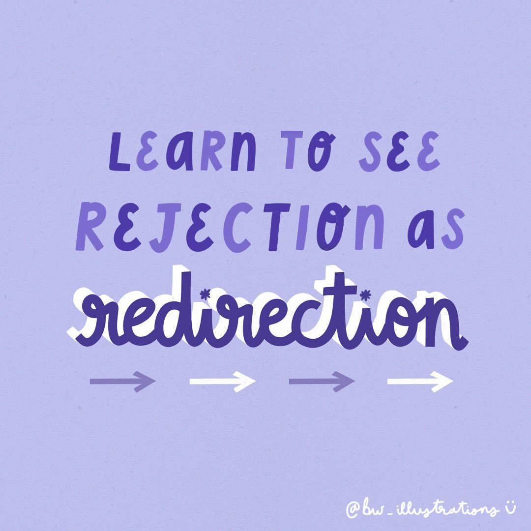 actionhappiness's tweet photo. Learn to see rejection as redirection

Image: https://t.co/gUAEZRHzc3 https://t.co/msz93SRN4t