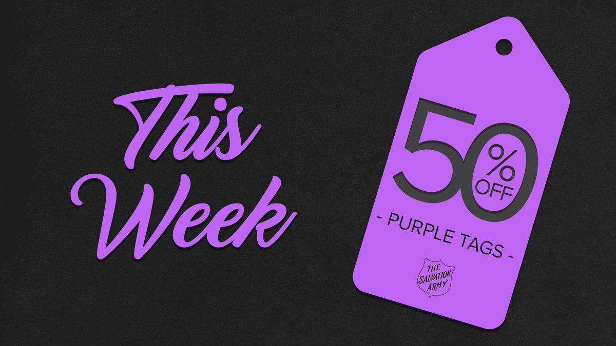 Feel royal this week and get 50% OFF purple tags among other amazing savings!  ☑️

 #ColorSale #Rockford #Belvidere #DeKalb #Beloit #Janesville #PeruIL