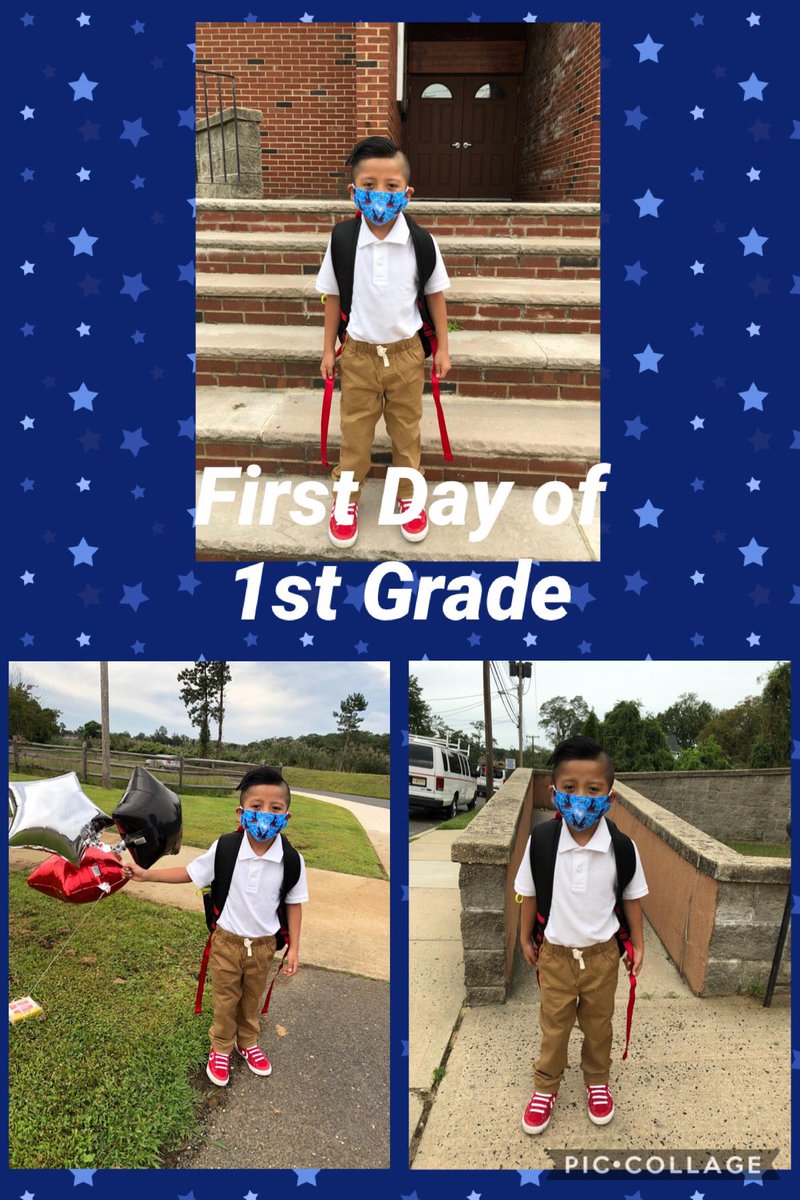 JoselynS_H's tweet photo. The 2020-2021 school year has begun! 

Joselyn - Thank you @kmkansky @MNavalany and @MrsGearyRBMS for an amazing day!

Jared - Thank you @MrsEhrlichRBPS and @MissM_RBPS for a fun day today! I can’t wait to go back tomorrow!

Jeff - Thank you @RBBPrekHackett for a fun day! https://t.co/INHLkEsVlQ