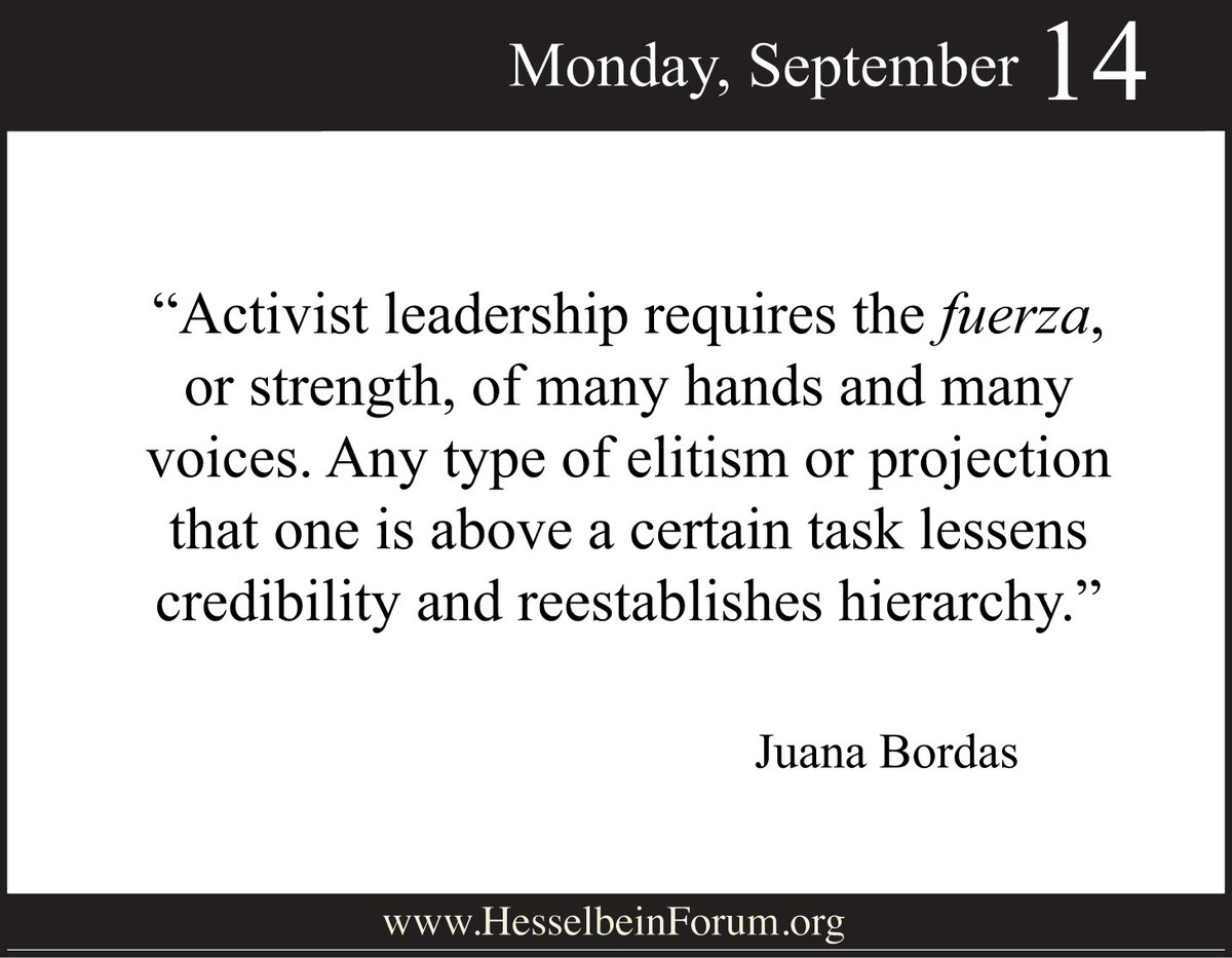 ToServeIsToLive's tweet photo. Tip from our #LeadertoLeader archive by 
@juanabordas' "Leadership by the Many." Juana's articles are some of our most downloaded!

View Article: https://t.co/5lHrCUdVJC…

Subscribe: https://t.co/Kl0ezQvv8x https://t.co/n7bKvlLNcQ