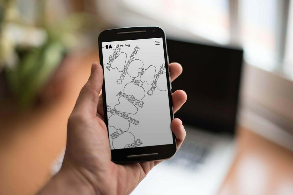 MorandomDesign's tweet image. This is a look at the mobile version for a website that launched earlier this year for Bill Arning Contemporary Art Consultants. The project was done in collaboration with another logo designer. Check out the finished product at BillArning.com. instagr.am/p/CFIMdbzFrjM/