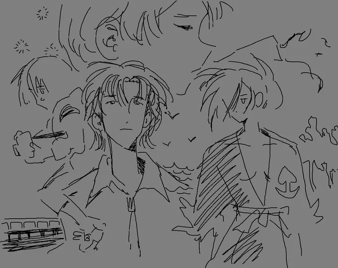 anime charas and projecting.. or something 