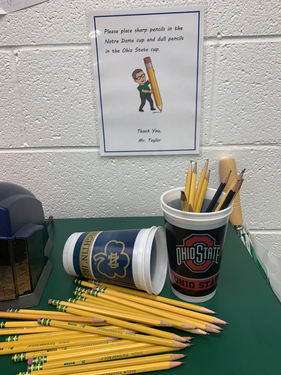 MrTaylorLM's tweet photo. We had a case of vandalism at Salem today. I’m not naming any names, but Mrs. Temple was spotted in my room around lunch time. I call on our administrators to conduct a full investigation! 🤣 https://t.co/pf5XwQD5wr