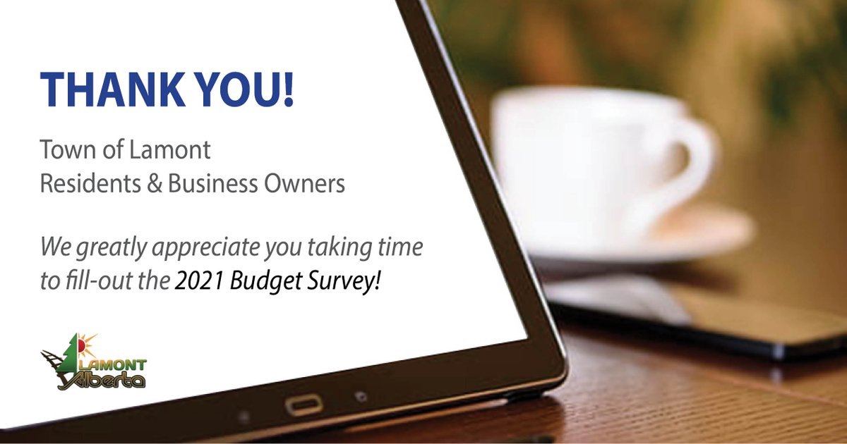 town_lamont's tweet photo. Thank you, Town Residents and Business Owners for taking the time to participate in the 2021 Budget Survey. Your feedback is valued and important, and the results of the survey will be shared later this fall. https://t.co/KmfdI0bK0C